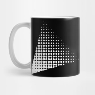 geometric raster triangle Mug